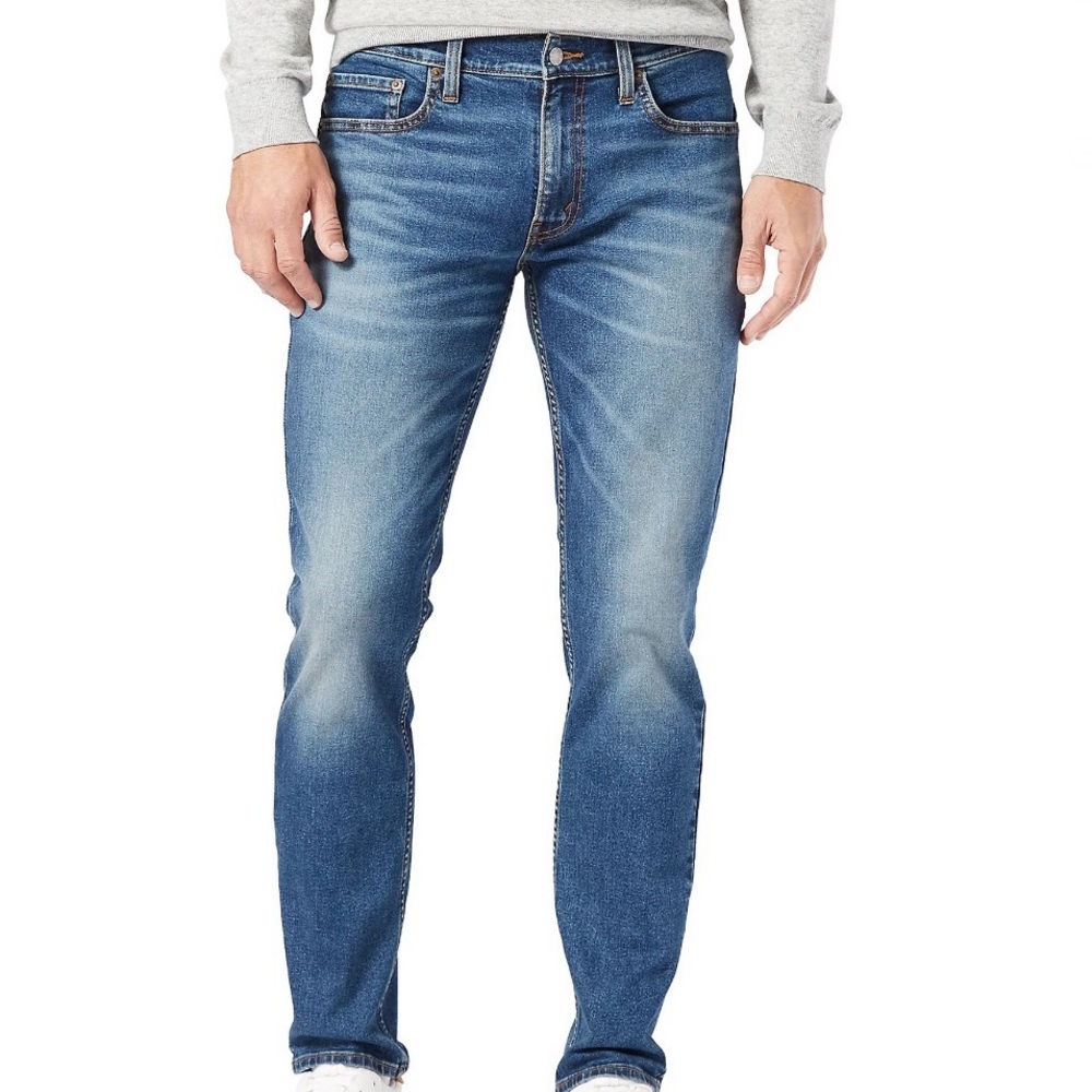 Levi Strauss Signature Men's Slim Fit Jeans 34 x 34 Stretch Denim NEW